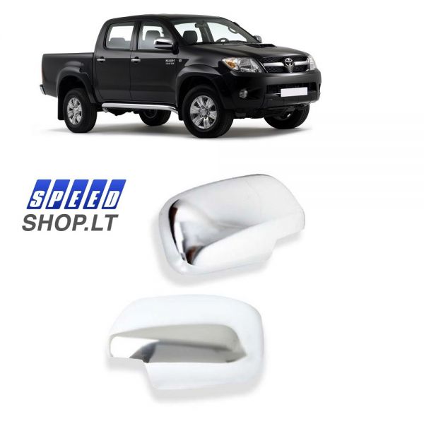 Toyota Hilux chromuoti veidrodėlių gaubtai